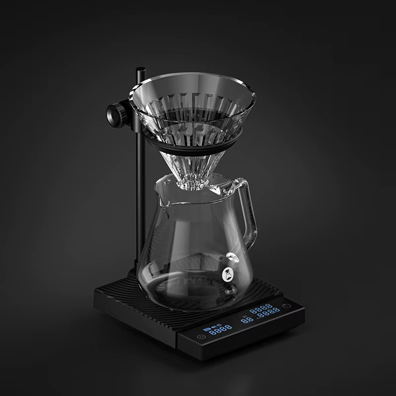 TIMEMORE Blackmirror Duo café balances numériques pesant chronométrage mesure du débit avec support détachable Mini