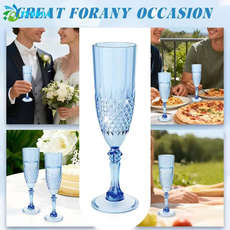● Gobelet à Champagne Transparent