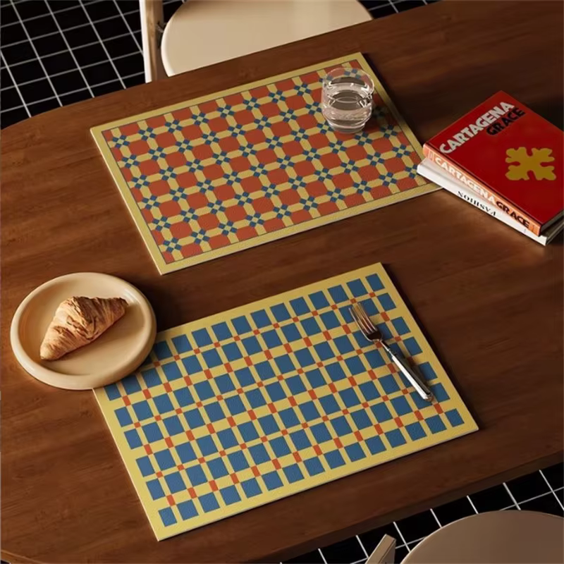 Set de table en cuir style antique 30x45CM