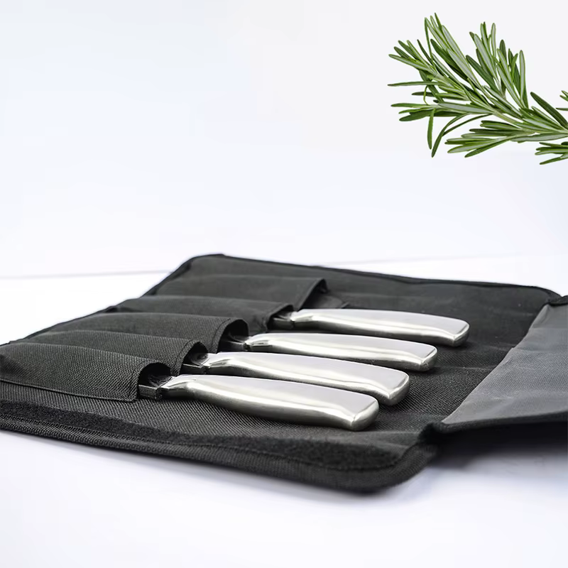 Sac à couteaux de Chef Portable multifonctionnel noir