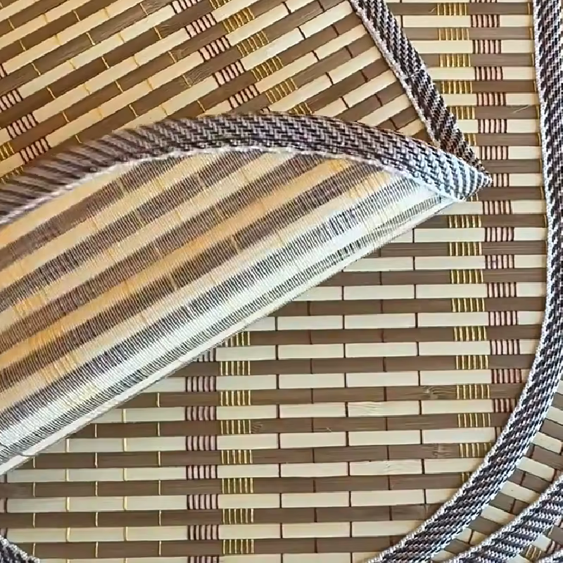 Napperons en bambou naturel