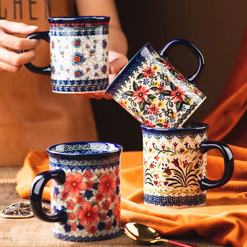 Tasse à café en céramique de Style Vintage