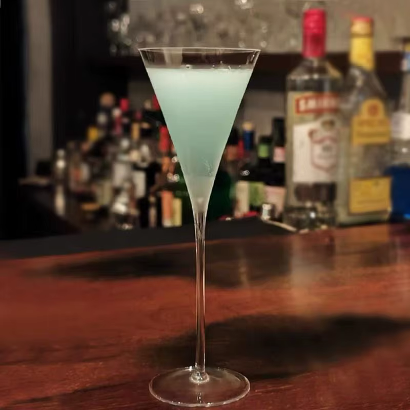 Verre à Martini Kimura fait main, verre à champagne, verre à cocktail
