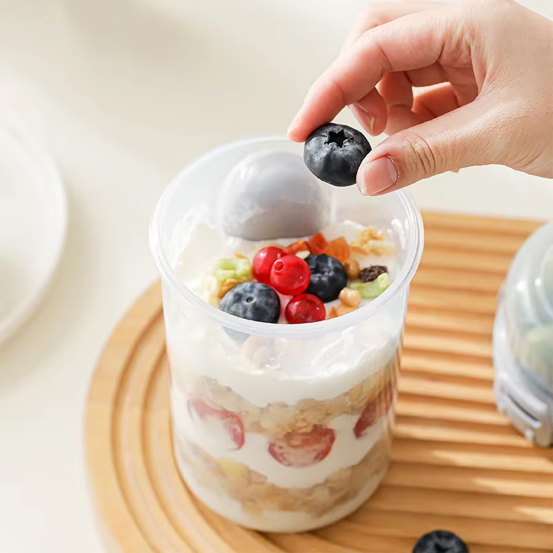 Tasse à salade d'avoine de 600ML