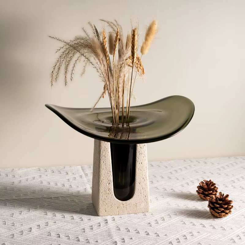 Vases en verre modernes