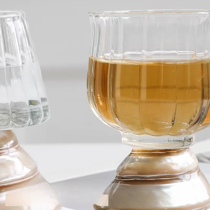 Verre à vin français en coquillage naturel