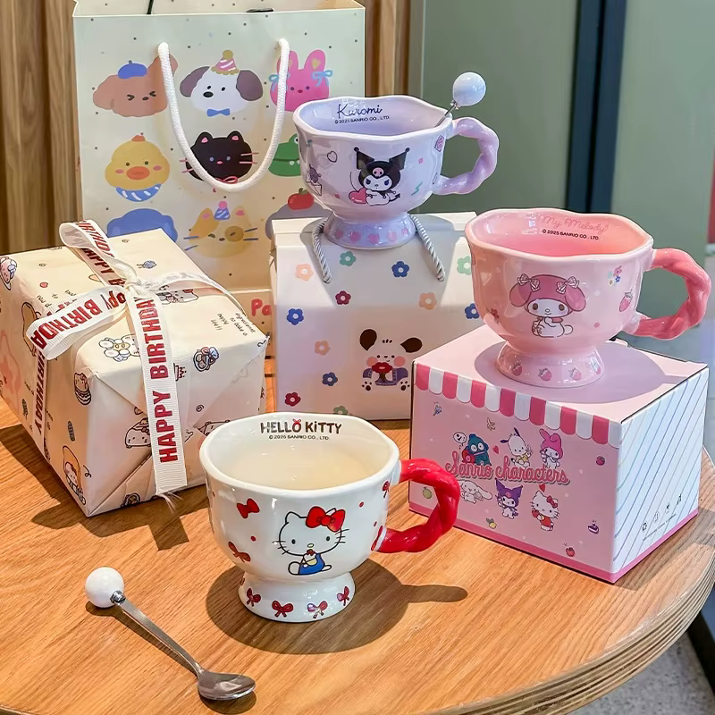 Mignonne tasse en céramique Hello Kitty