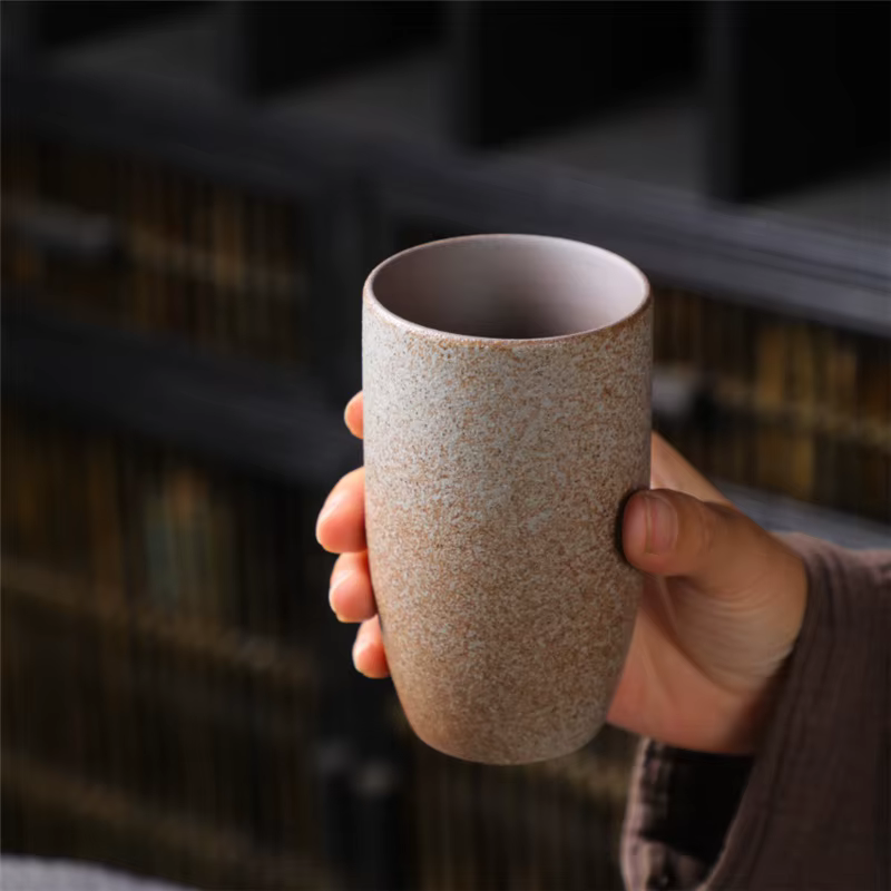 Tasse à expresso en poterie Vintage