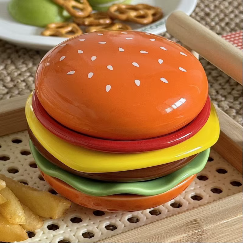 Dessin animé mignon en céramique saveur plat trempage Sauce assaisonnement ménage petit