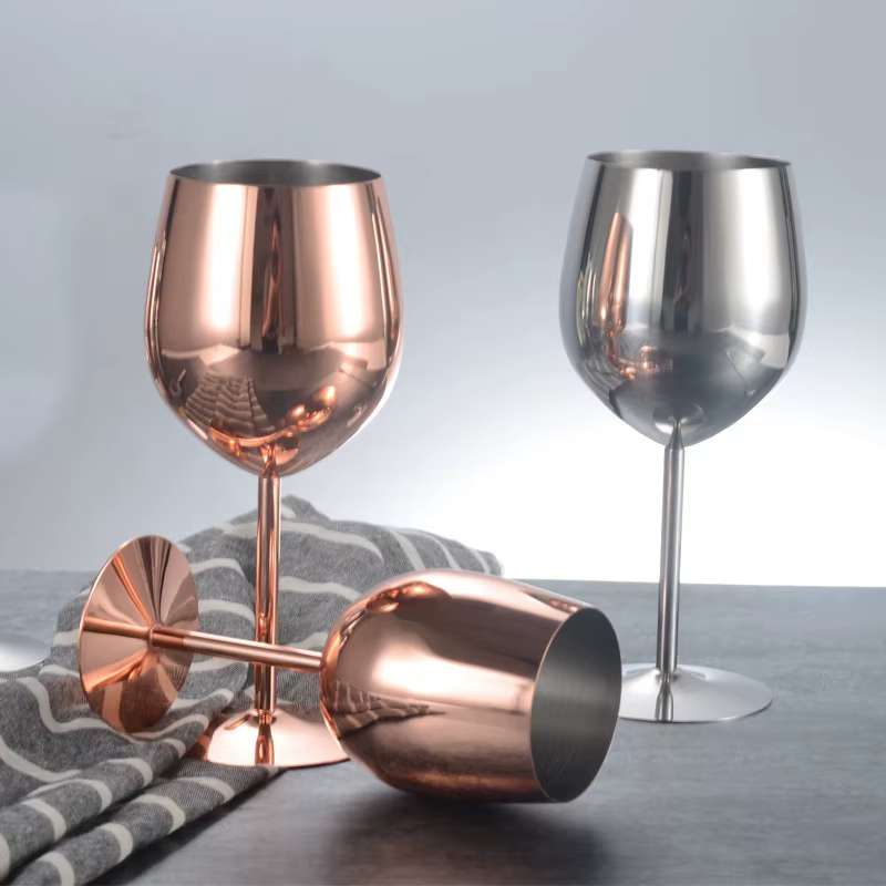 Verre à vin en acier inoxydable