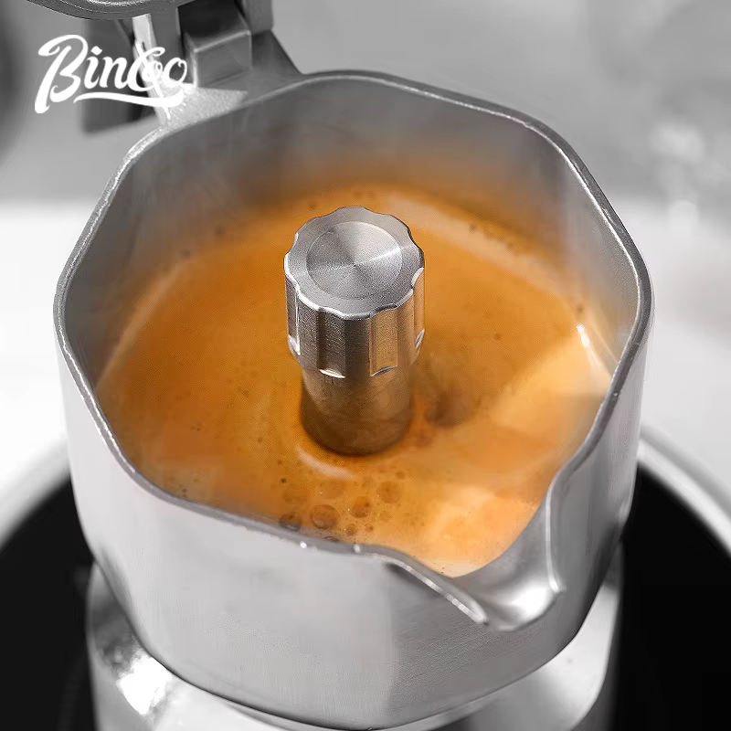 Bincoo trois vannes 316 acier inoxydable moka Pot 3.0pa concentré italien Extraction cafetière ménage