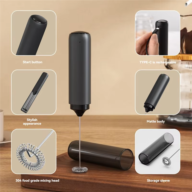 Mousseur à lait Rechargeable doux