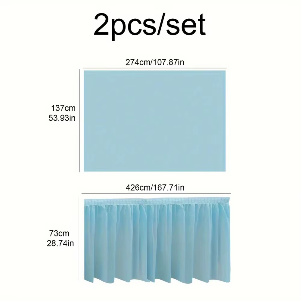 Ensemble de serviettes de Table jetables de couleur unie