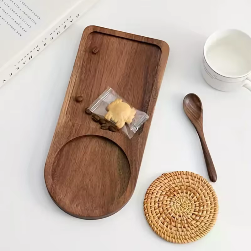 Plateau à café en bois