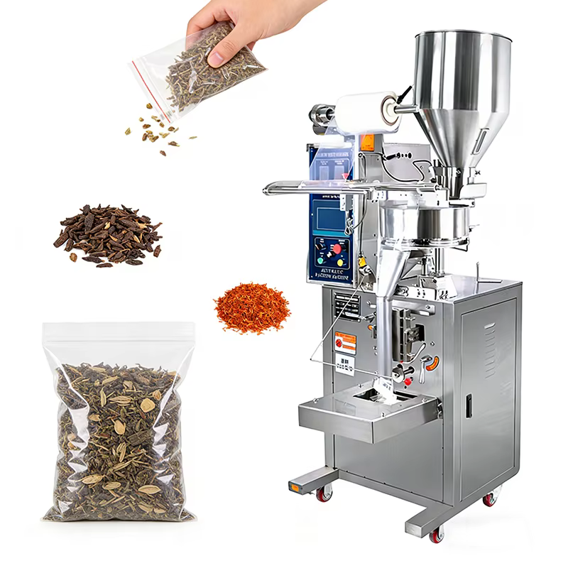 Machine d'emballage de graines agricoles personnalisée, adaptée aux produits agricoles granulaires, au sel, au poivre, aux condiments