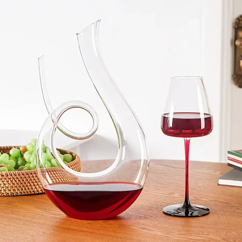 Crystal Glass Personalized Decanter Set Luxury Red Wine