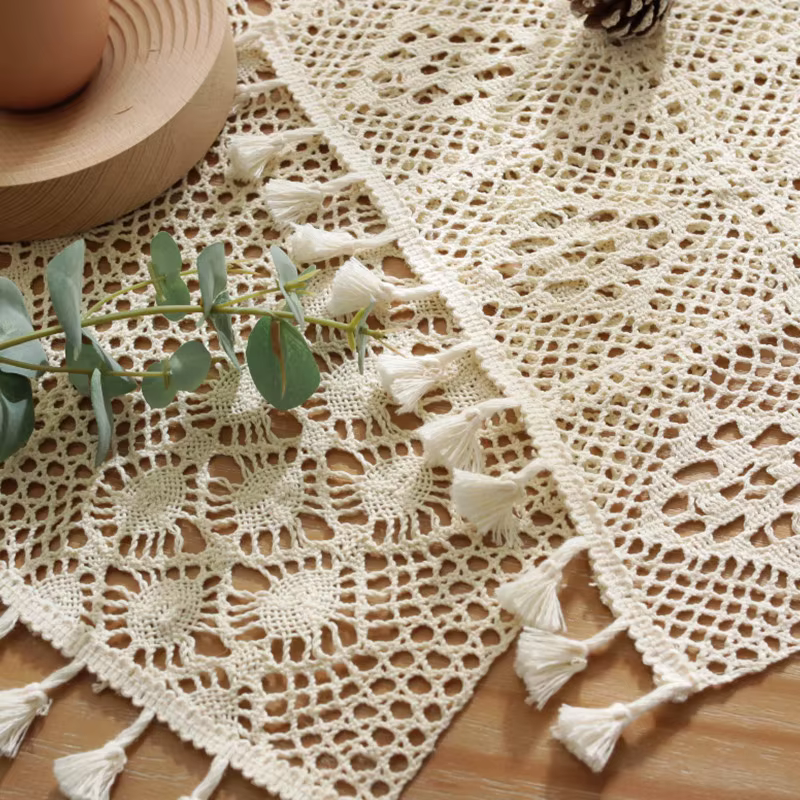 Sets de table bohèmes beiges