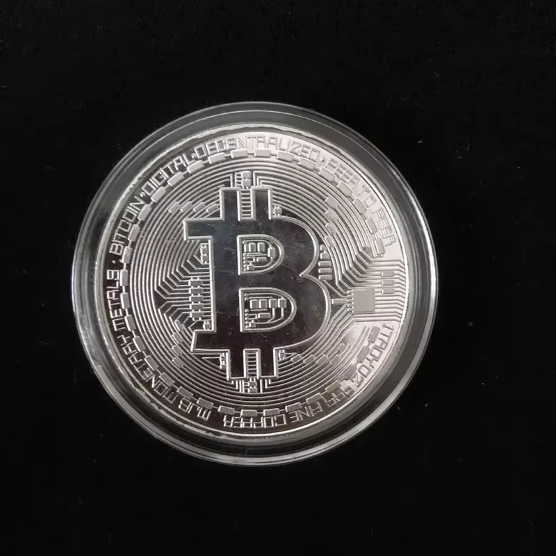5 pièces plaqué or Casascius Art Collection cadeau crypto commémoratif physique métal antique imitation Bitcoin pièce à collectionner