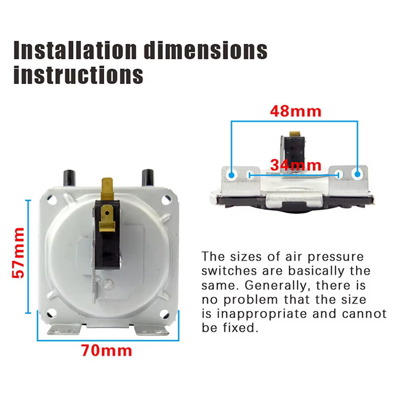 Pressostat universel puissant KFR-1 pour chauffe-eau domestique, 2000V 50Hz 60S, pour la réparation des gaz d'échappement et de l'eau