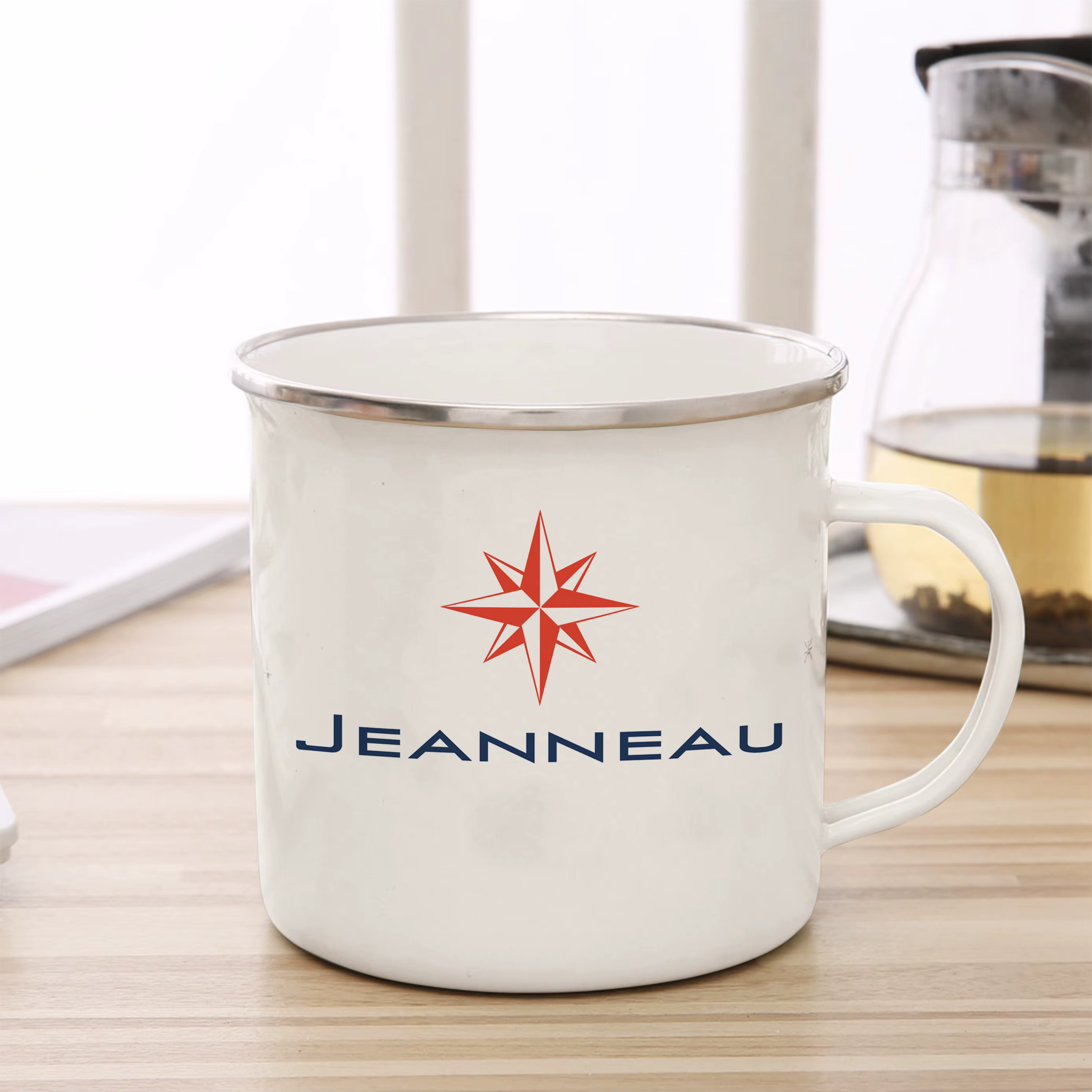 Tasse à café en céramique amusante Jeanneau