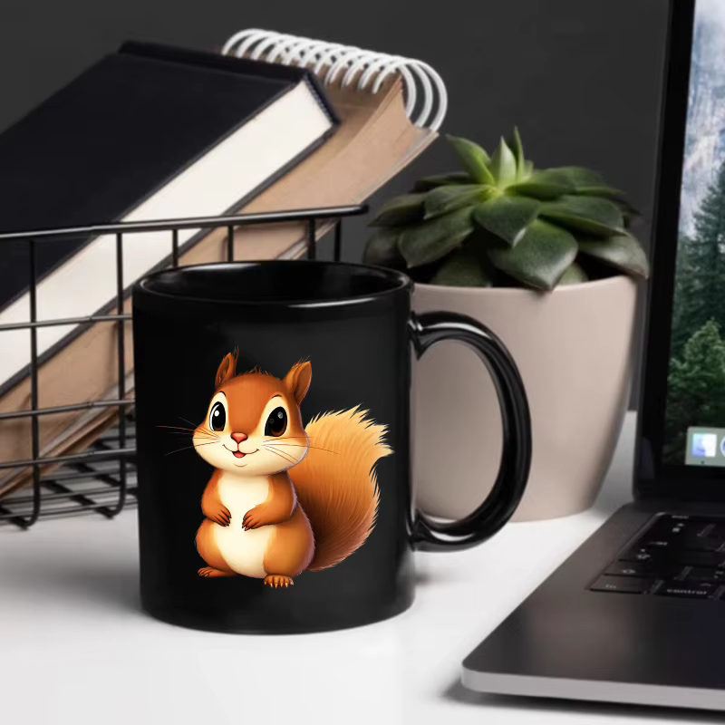 Tasse en céramique noire