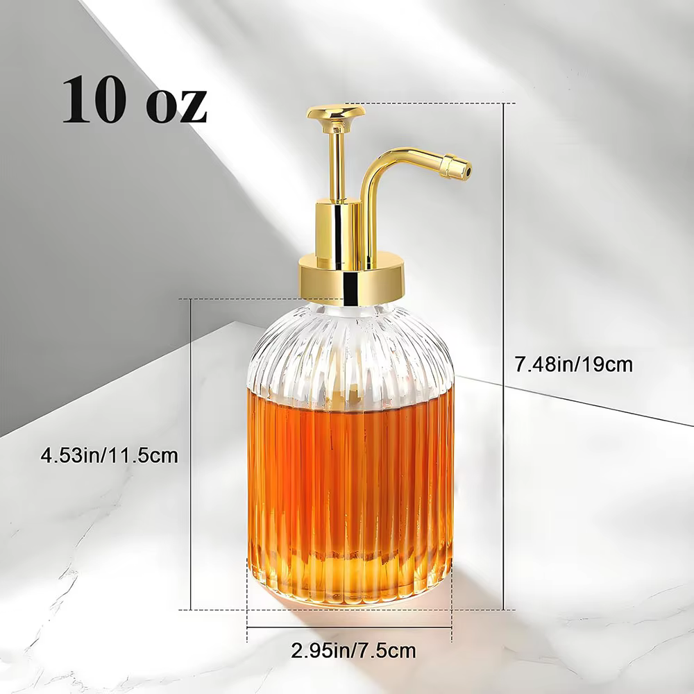Distributeur de sirop en verre 10oz
