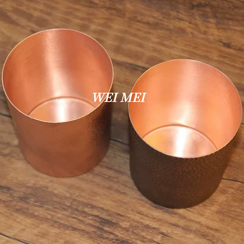 Tasse à café en cuivre pur fabriquée à la main