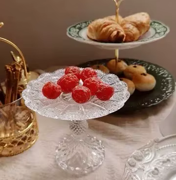 Support à gâteau en cristal