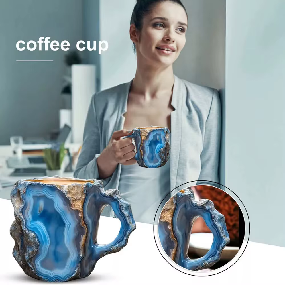 Tasse à café en cristal minéral 2025