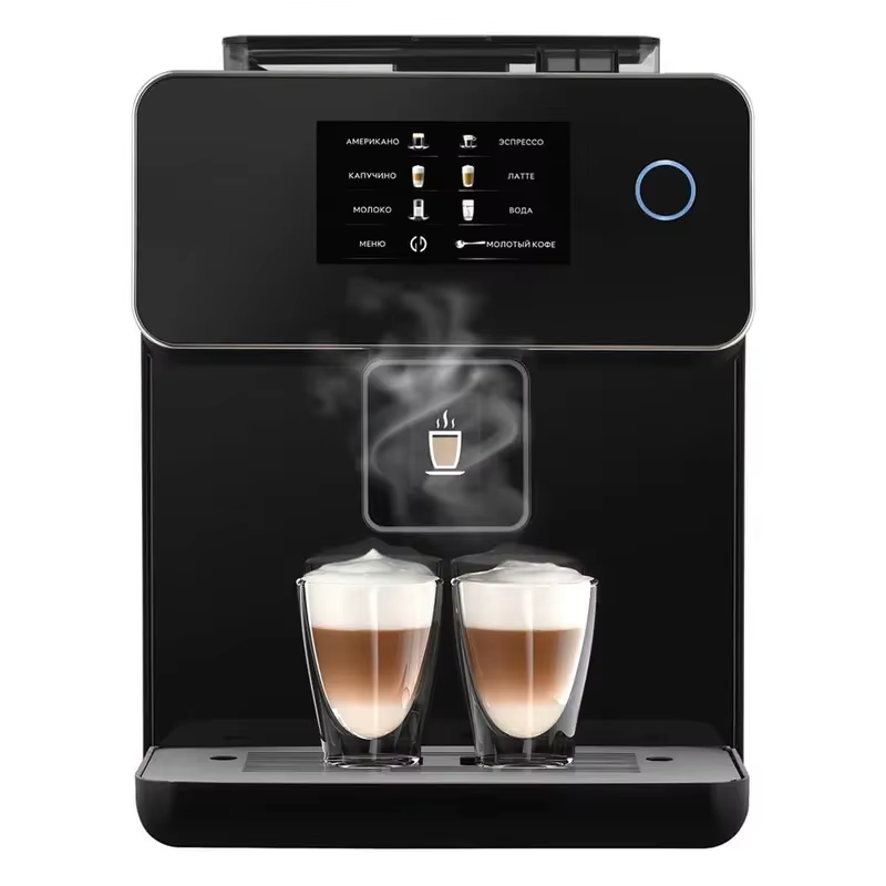 pour. Machine à café expresso italienne, commerciale, intelligente, entièrement automatique, écran tactile numérique, design universel, nouvelle conception, pour la maison