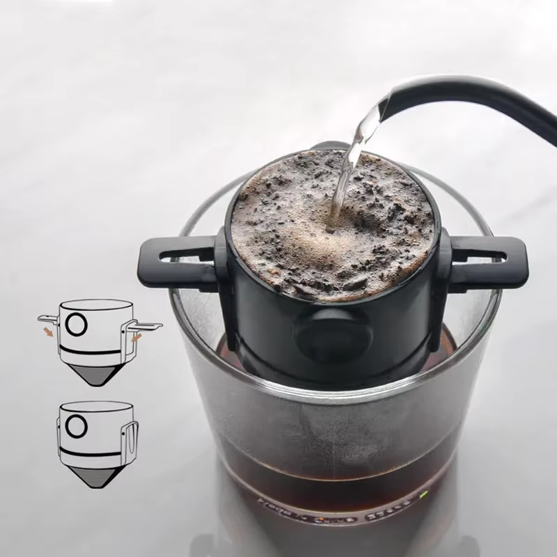 Filtre à café pliable pour bureau