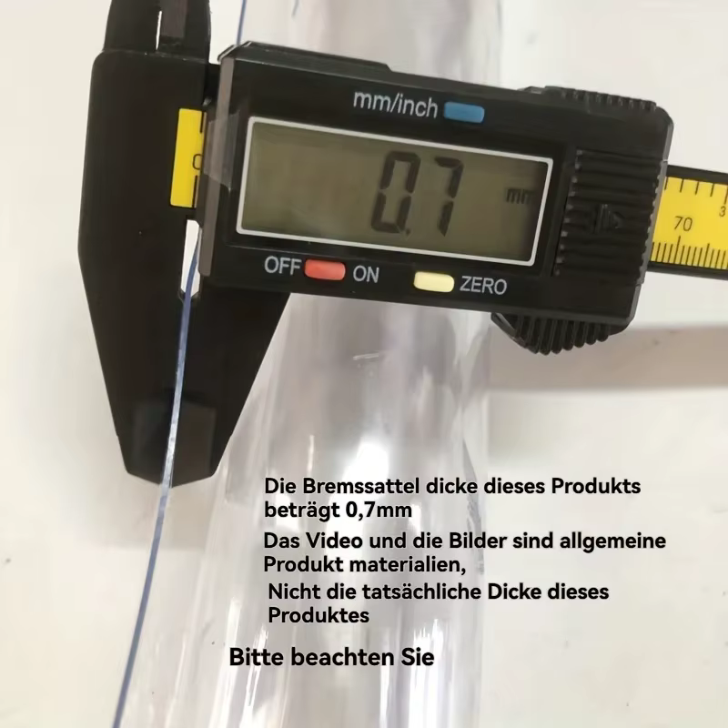 Protège-table rond transparent en PVC épais