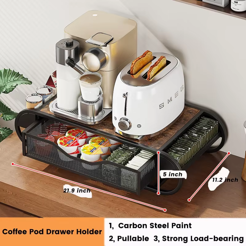 Support de tiroir de dosette de café