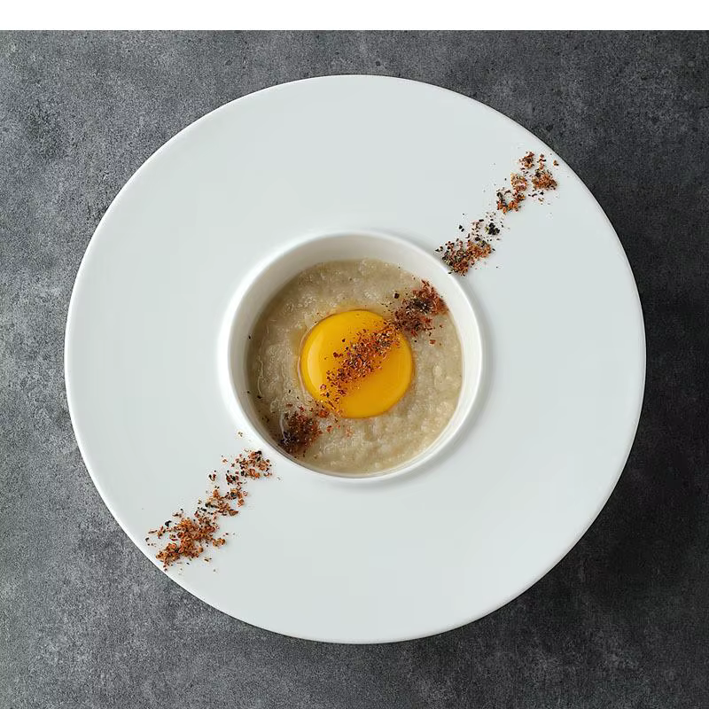 Assiette à dîner ronde en céramique