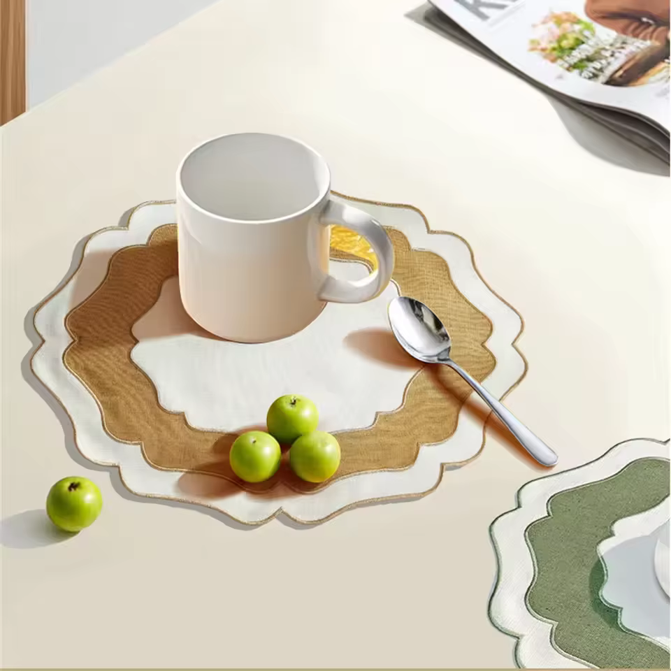 Napperon Moderne Simple Bicolore