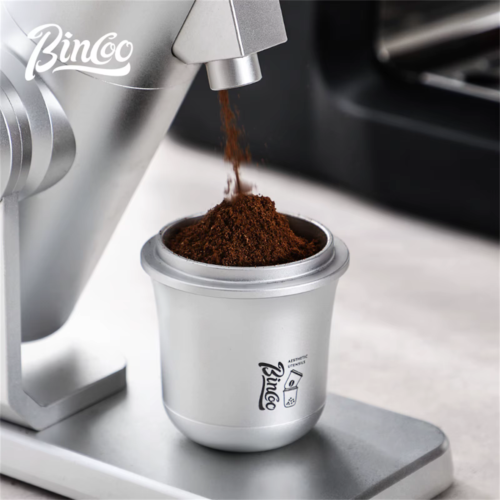 Tasse doseuse de café en aluminium Bincoo 51/58 mm - Compatible avec porte-filtre à expresso