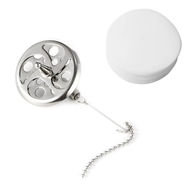 Filtre à café permanent Siphon cafetière filtre en acier inoxydable nettoyage facile outils portables pour cafetières à siphon