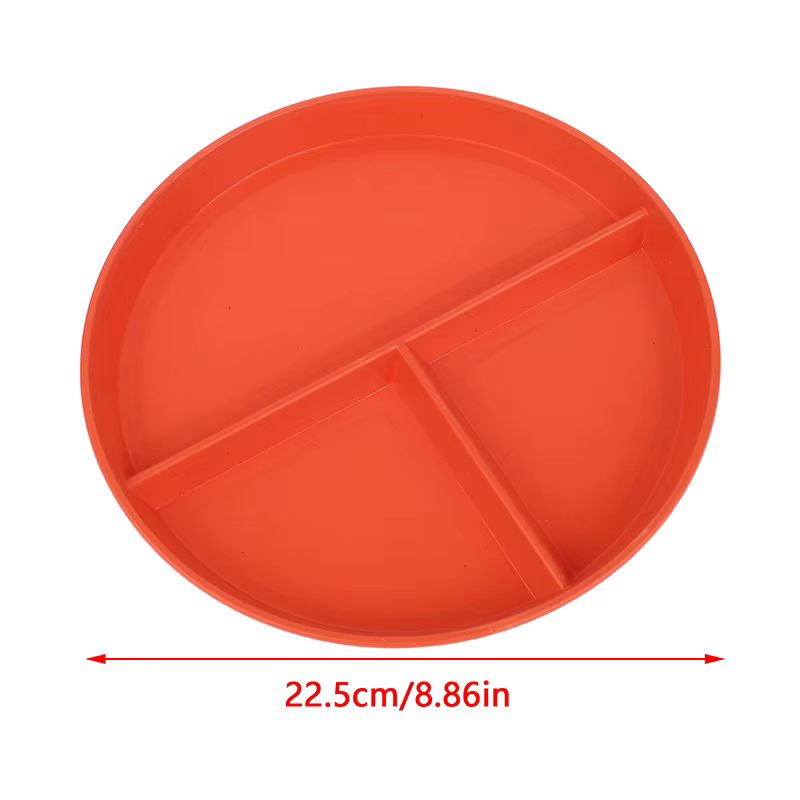 Assiette ronde réutilisable pour la cuisine