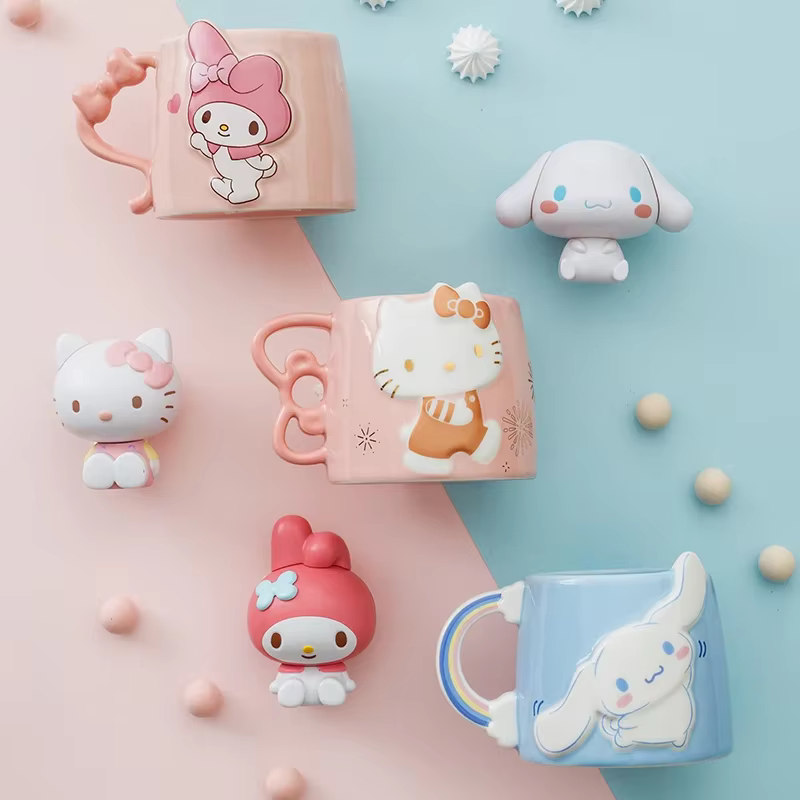 Hello Kitty tasses en céramique Sanrio cannelle ma mélodie tasse à café