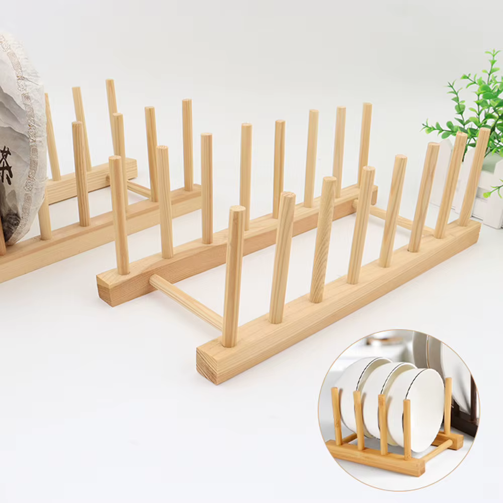 Égouttoir à vaisselle en bois