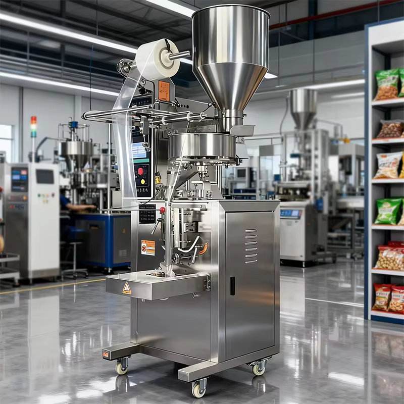 Machine d'emballage de graines agricoles personnalisée, adaptée aux produits agricoles granulaires, au sel, au poivre, aux condiments