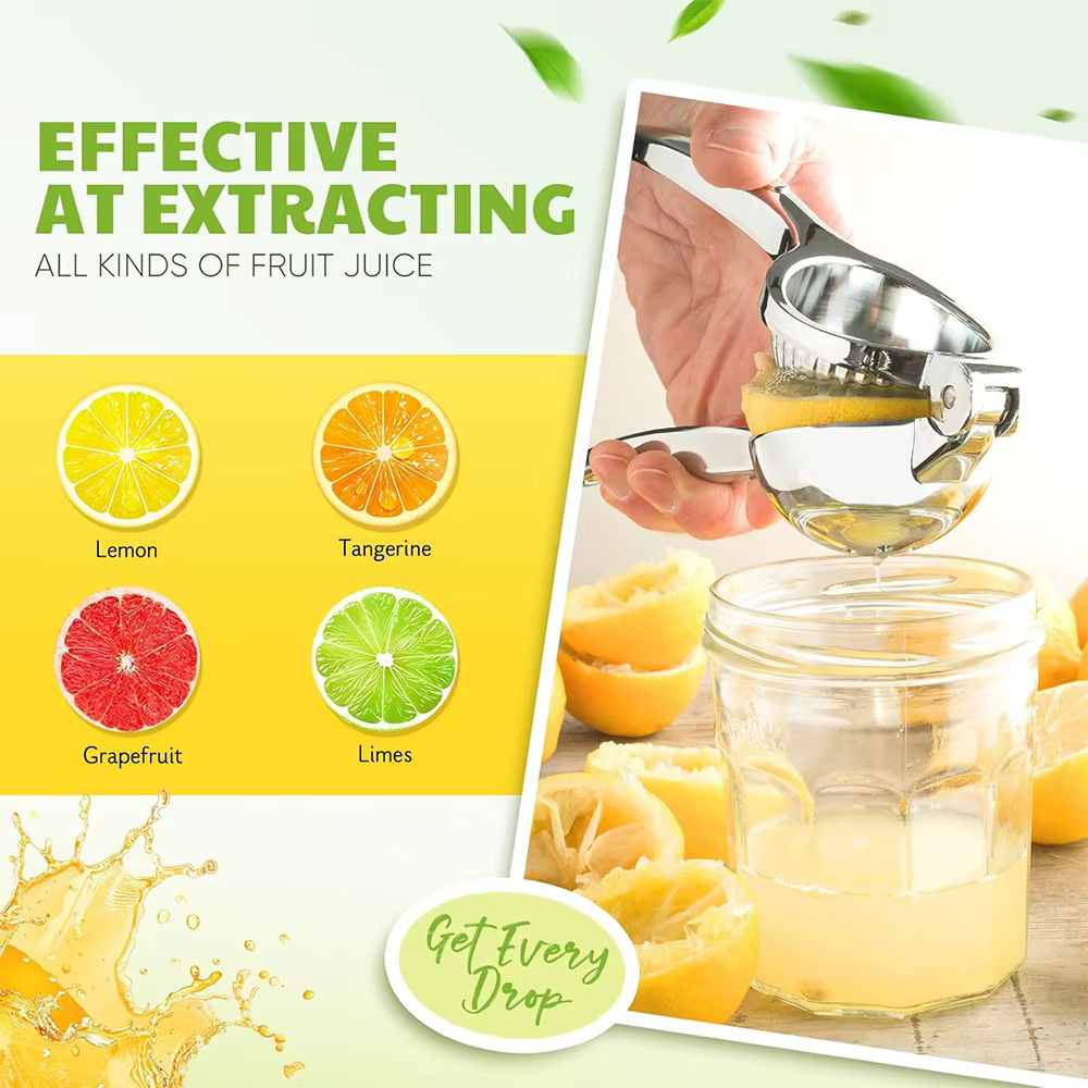 LMETJMA-Presse-citron manuel en alliage de zinc, premium, JT217