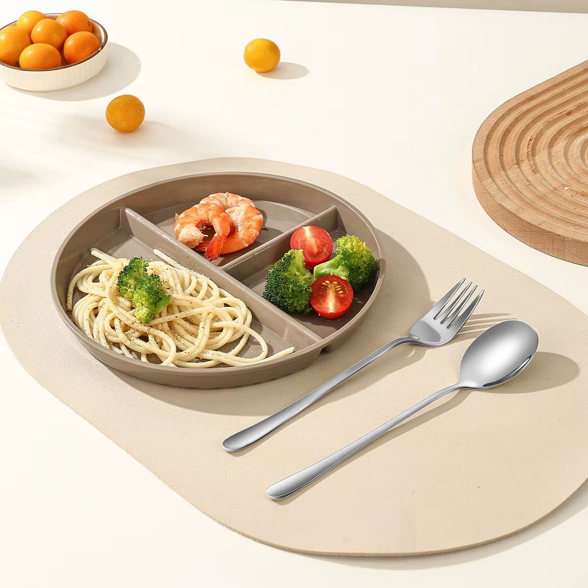 Assiette à salade de fruits réutilisable