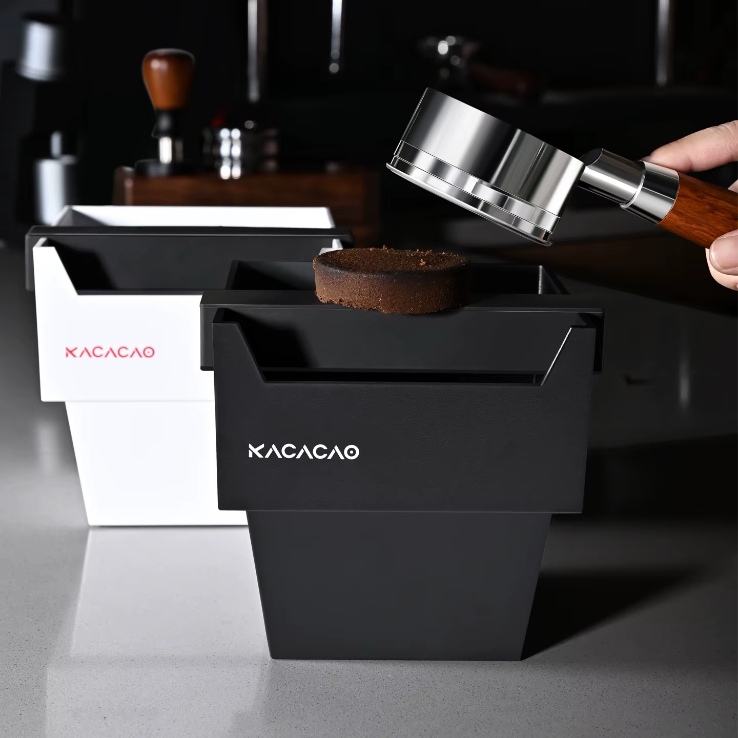 KACACAO expresso boîte à frapper café marc conteneur anti-dérapant poubelle mouture pour Delonghi Breville accessoires Barista outils
