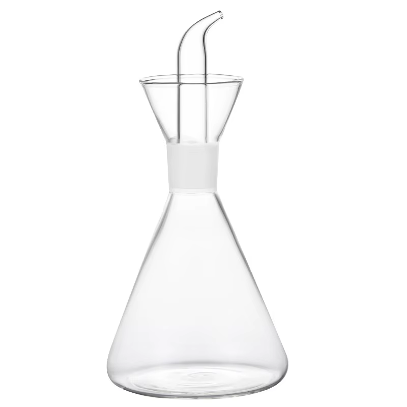 Bouteille d'huile en verre Transparent