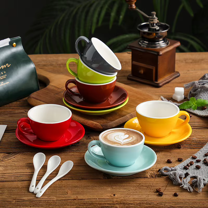 Tasse à expresso de couleur créative de 150ml