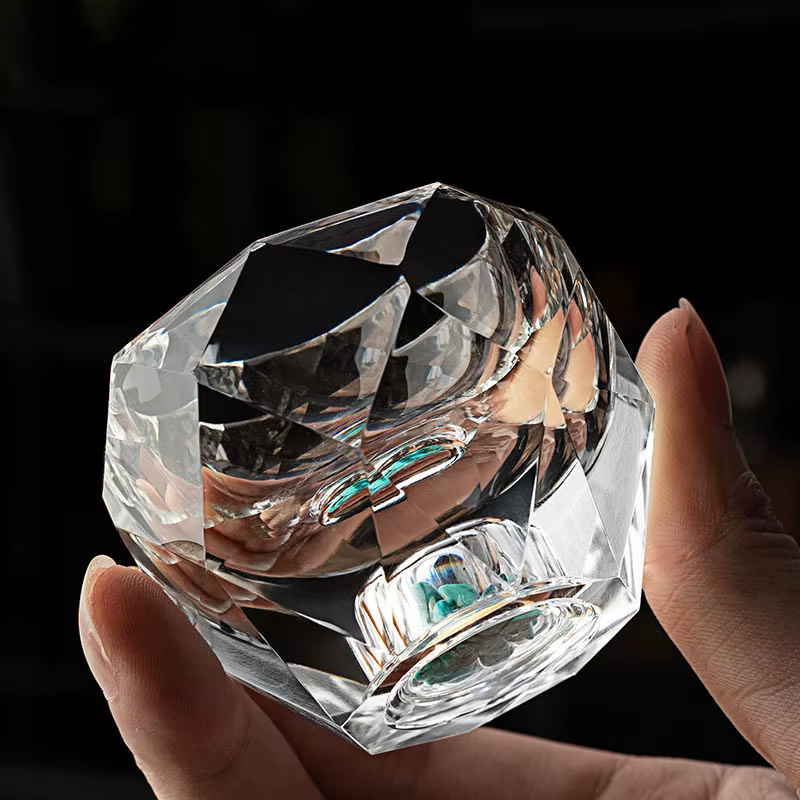 Verres à Shot en diamant à facettes de 50ML