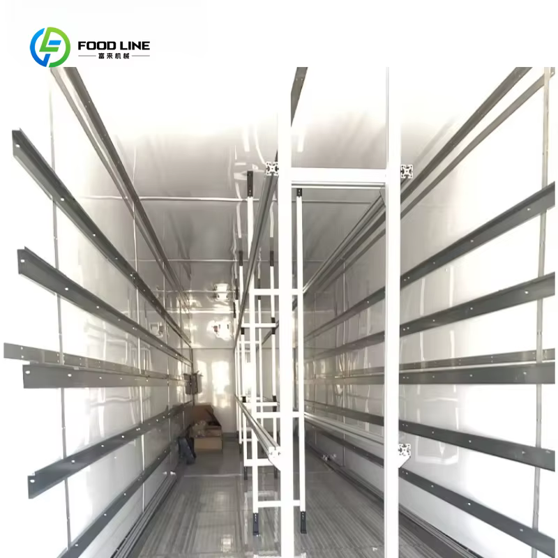 Conteneur de serre hydroponique intelligent personnalisé pour l'agriculture verticale, usine de culture en conteneur