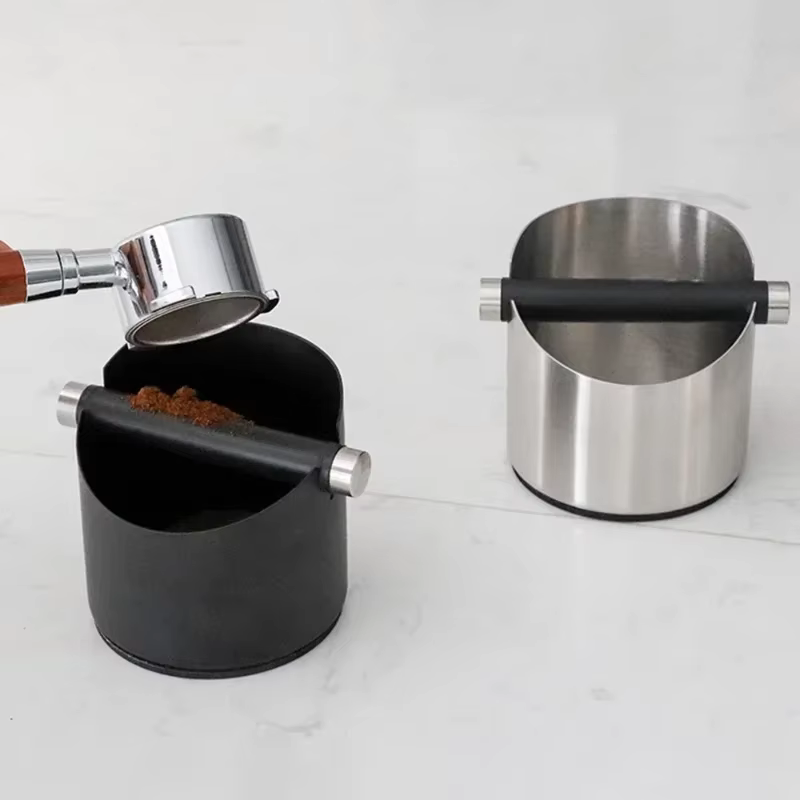 Boîte à marc de café en acier inoxydable
