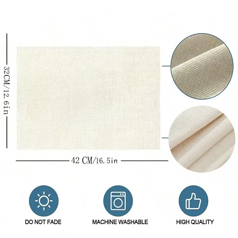 Ensemble de tapis de Table à motif écossais élégant
